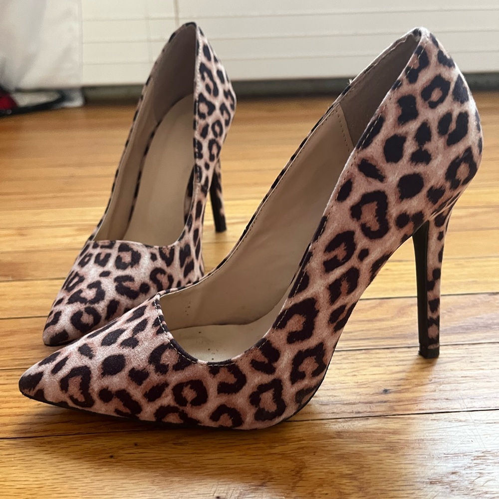 Charlotte Russe Leopard Print Heels